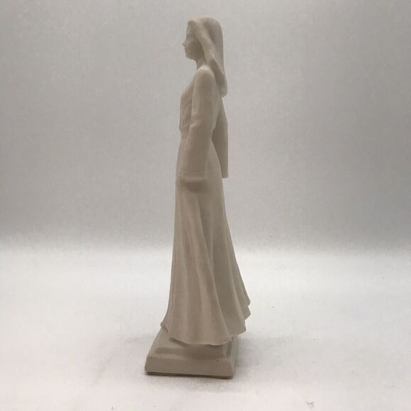 Hansen Classics 80s LDS Smith Young Woman 9" Porcelain Bisque Mormon Figurine - Picture 7 of 9